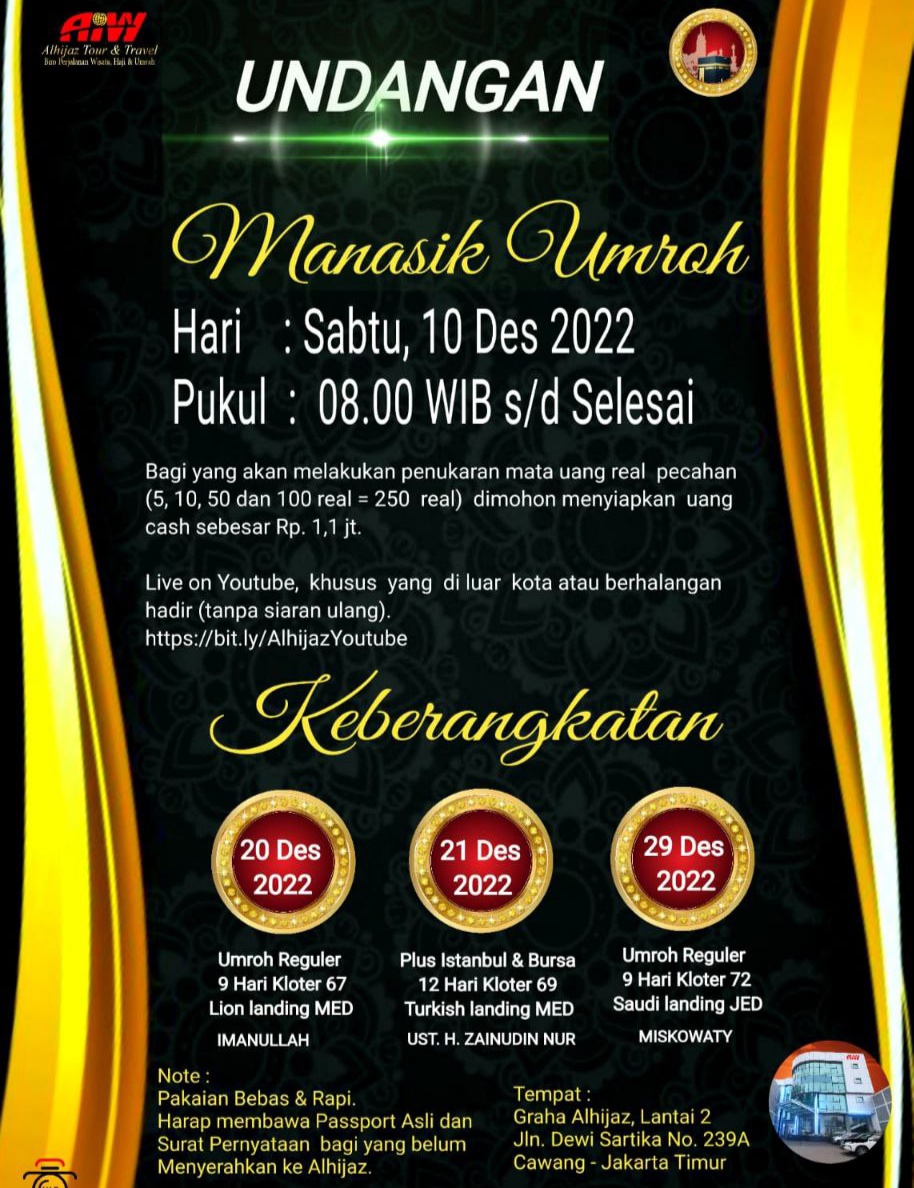 Travel Umroh Dan Haji Plus 2023  Bandung